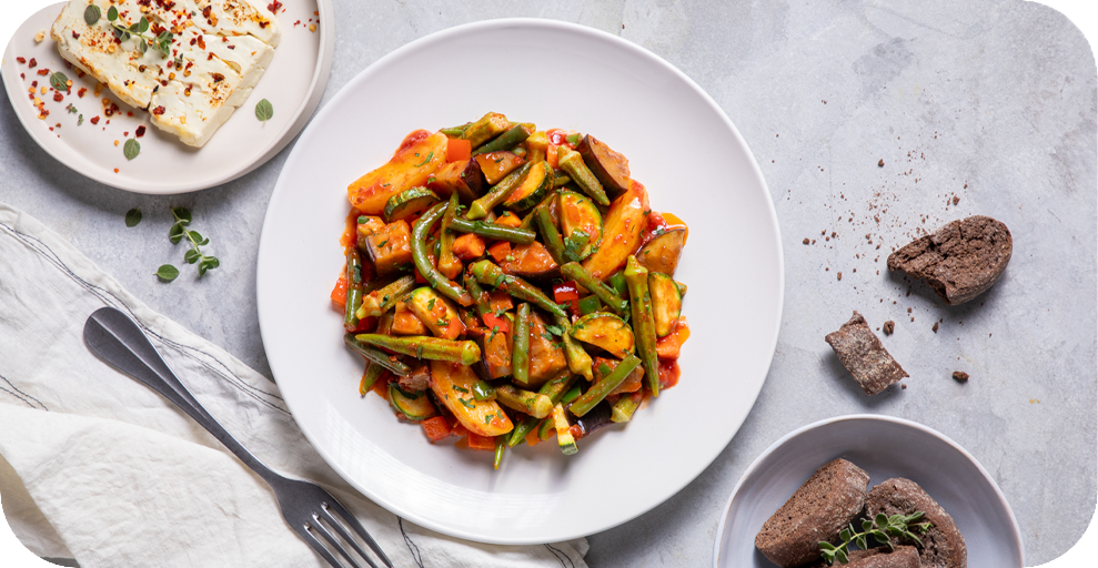 Mixed Vegetable Casserole Cretan recipe "Let’s Cook"